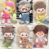 Only Clothes 20cm Cotton Doll Clothes/20cm Plush Doll Overalls Set