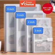 200 Pockets 200 Slots 3/4/6 inch 2R 3R 4R 5R Photobook Frosted Photo Album Storage Book Idol Photoca
