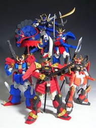 [共十二盒] 絕版 Banpresto 騎馬武者 武者高達 武者五人眾 外傳 騎士 機動戰士 Not Metal Robot魂 Knight Musha Gundam