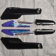 Win100 car fairing, black honda win100 side cover, 96 year old, rain stamp