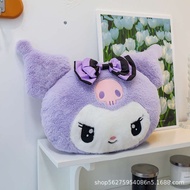 Kuromi น่ารักสำหรับสาวๆตุ๊กตาข้างเตียงสีม่วงหมอนอิงโซฟาตุ๊กตาหนานุ่มหมอนตุ๊กตาพักผ่อนที่สำนักงาน