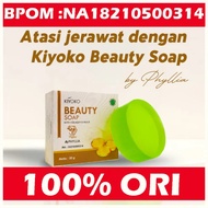 Sabun Pemutih Kiyoko Beauty Soap Phyllia Wajah Jadi Bersih Halus Sehat Putih Glowing BPOM 100% ORIGI