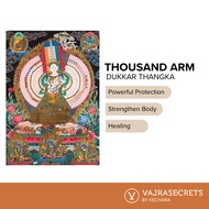 Thousand Armed Dukkar Thangka - A3 Canvas/Poster Canvas