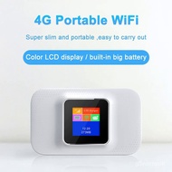 4G wifi router color LCD display LTE modem Sim  Router MIFI pocket hotspot built-in baery portable WiFi