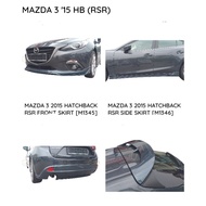 2015 mazda 3 hatch back rsr bodykit skirt lips