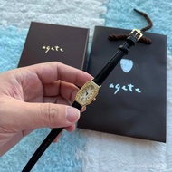 Japan agete/Akado Vintage Carved Retro Quartz Women's Watch Luxury Brand Birthday Gift Vintage Style