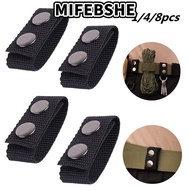 MIFEBSHE 1/4/8Pcs Belt Keeper  Double Snaps Outdoor Heavy Duty