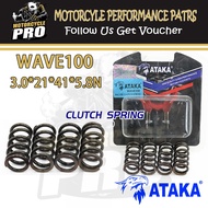 4pcs ATAKA Racing Clutch Spring Honda WAVE100/XM110/ EX5 Dream 3.0*21*41*5.8N