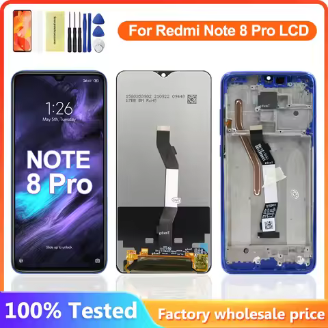 AAA Quality LCD For Xiaomi Redmi Note 8 / Note 8 Pro LCD Display Touch Screen Digitizer Assembly For