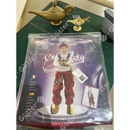 Disney Movie Aladdin Prince Cosplay Costume for Kids Boy Arabian Clothes Top Pants Hat For Boys Kid With Lamp Accessories Children Clothing