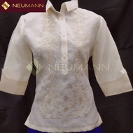 LADIES BARONG PINA ORGANZA (Open Neck)