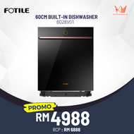 [NEW] Fotile 60cm Fully Integrated Built-in Dishwasher BD2BV01 (136L/9 Washing Modes/HydroJet Techno