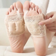 1 đôi tất ren nửa bàn chân mùa hè dành cho giày cao gót: Đế đệm, chống phồng rộp, tách ngón chân - H