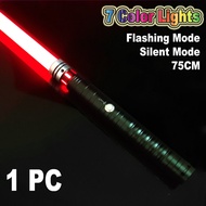 Metal Lightsaber Laser Sword Toys RGB Light Saber 7 Color Change Kids Soundfonts Force FX FOC Blaste