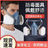 7502 Silicone Gas Mask Full Mask Gas Mask Spray Paint Oxygen Mask Anti-Industrial Dust Chemical Gas