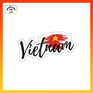 Combo of 20 Vietnam Flag Stickers M05 (Vietnam Flag Decal M05) - MohinhgiayVN