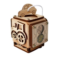 fidget cube - 木製嬰兒忙碌立方體，幼兒蒙台梭利玩具