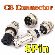 CB 6 Pin Jack Connector