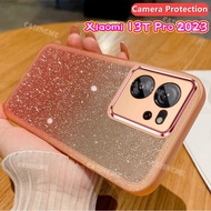 Xiaomi 13T Pro 2023 Luxury Bling Glitter Casing For Xiaomi 13T 13 T T13 13TPro Xiaomi13T Pro 2023 Soft Silicone Transparent Phone Case Camera Lens Protection Shockproof Back Cover