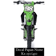 Latest Kx250 crf gordons RMZ 250 Fender and forkguard Board Decal