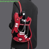 Sier-pink itar case Creative colour-bd adorable scarf Dual-shoulder ssbody backpack Sweet heart-shap