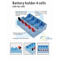 Battery Holder 1.5V D  4 Cells Side by Side