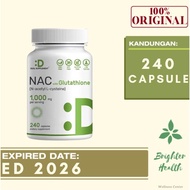 Deal Supplement NAC with Glutathione 1,000mg - 240 Capsules Non-GMO Original