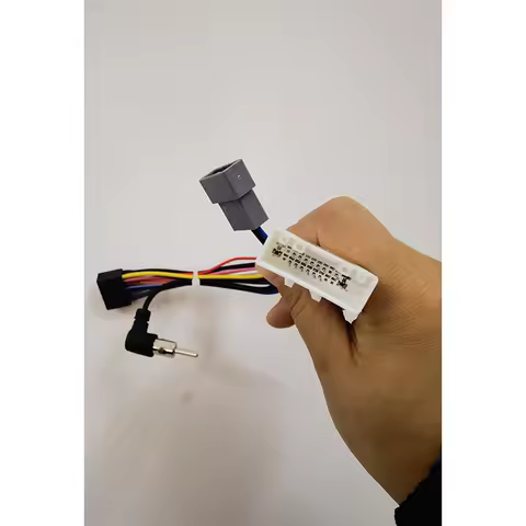 16 PIN Car Android Connector Radio Antenna Wiring Cable Harness Adapter for Qashqai J10 Versa Cube S