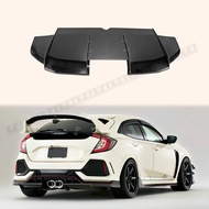 For Honda 17-19 (Not Fit 2020 On) Civic Type R Fk8 Vrsar1 Style Rear Diffuser Fiber Glass