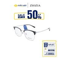ZIOZIA KKDA6099 C3 Men's Eyeglass Frames, Square Plastic Eyeglass Frames, Genuine Vietnamese Eyeglas