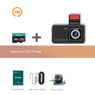 Asawin S32 เครื่องบันทึกในรถยนต์สำหรับกล้องติดรถยนต์ 1080P หน้าและหลัง 4 นิุ้IPS กรอบแก็บกาลากลาก