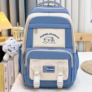Backpack for woman school bag large capacity muti-pocket laptop bag Korean style high school bag