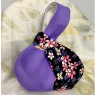 Japanese Reversible Knot Bag/ Wrist Bag