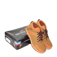 Milton Sepatu Sneakers Boot Pria Margo 01 - Tan