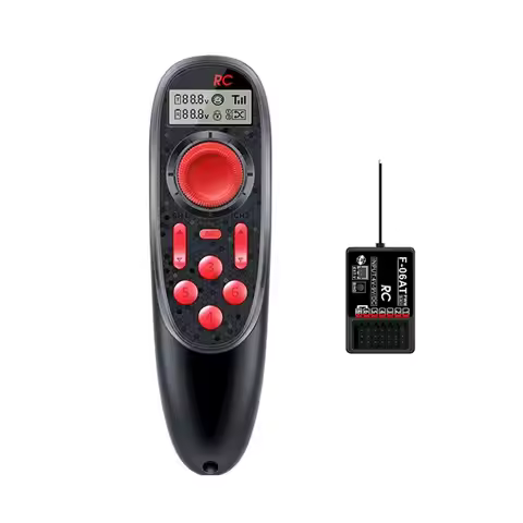 Best-Hotrc DS-650 DS-650 6CH 2.4Ghz Remote Controller Transmitter Radio System With DS 600 PWM 6 Cha
