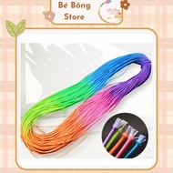 5m Rainbow Color 2.5mm Round Elastic Band Elastic Band Sewing
