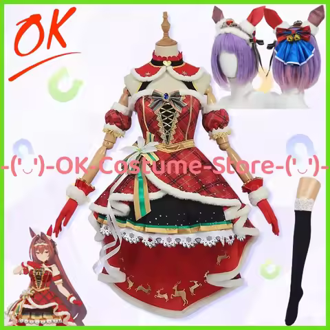 [Customized Size] Uma Musume Pretty Derby Daiwa Scarlet Cosplay Costume Scarlet Nuit Etoile Christma