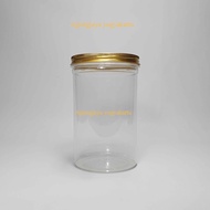 1 Liter Jar with Alu Screw Lid Tube Jar/ Aluminum Lid Jar/ Snack Jar/ Plastic Jar/ 1 Liter Jar/