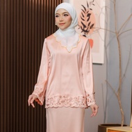 RENDA CLOSET - KURUNG KEDAH SULAM AZIZA PREMIUM MATTE SATIN, SAIZ S-3XL, BAJU RAYA 2026