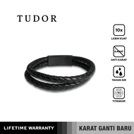 Emrys Genuine Leather TUDOR Gelang Kulit Pria Wanita