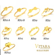 Emas 916 Cincin | Gold 916 Ring/ Small size ring/ Kids Ring/ Cincin saiz kecil/ Cincin budak - RD11 