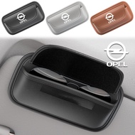 Xps For 1pcs Multi-function Car Glasses Case Velcro Car Sun Visor Sunglasses Card Ticket Storage Bag