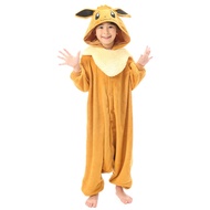 SAZAC Character Fleece Costume Pocket Monster Eevee for Kids, Size 130cm