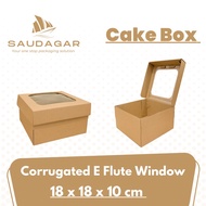 Cake Box Corrugated / Kardus Kue Bolu / Tart E Flute Premium