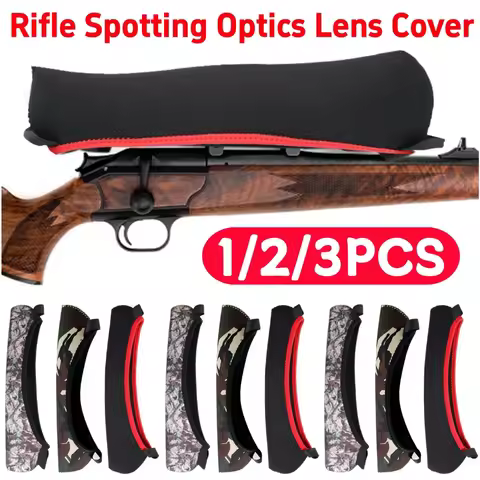 Neoprene Scope Cover Dustproof Outdoor Hunting Gun Scope Cover Protective Cover Rifle Scope Cover Ca
