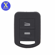 New Xinyuexin Silicone Car Key Cover FOB Rubber Case For Opel Astra H J g Corsa Insignia Zafira Vectra Mokka 2Button Key Car-styling 444666