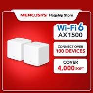 Mercusys Halo H60X AX1500 Whole Home Mesh WiFi 6 System | 1500Mbps & Seamless Roaming
