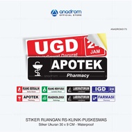 Hospital Stickers I Clinic I Health Center I Anadrom 3173