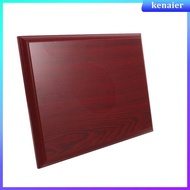 Brown Wooden Medal Holder Board for Desktop Badge Certificate and Sports Award Display kenaier