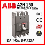 ABB MCCB A2N250 [ 125A / 160A / 200A / 250A ] 3POLE 36KA